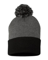 12" Pom-Pom Cuffed Beanie - SP15